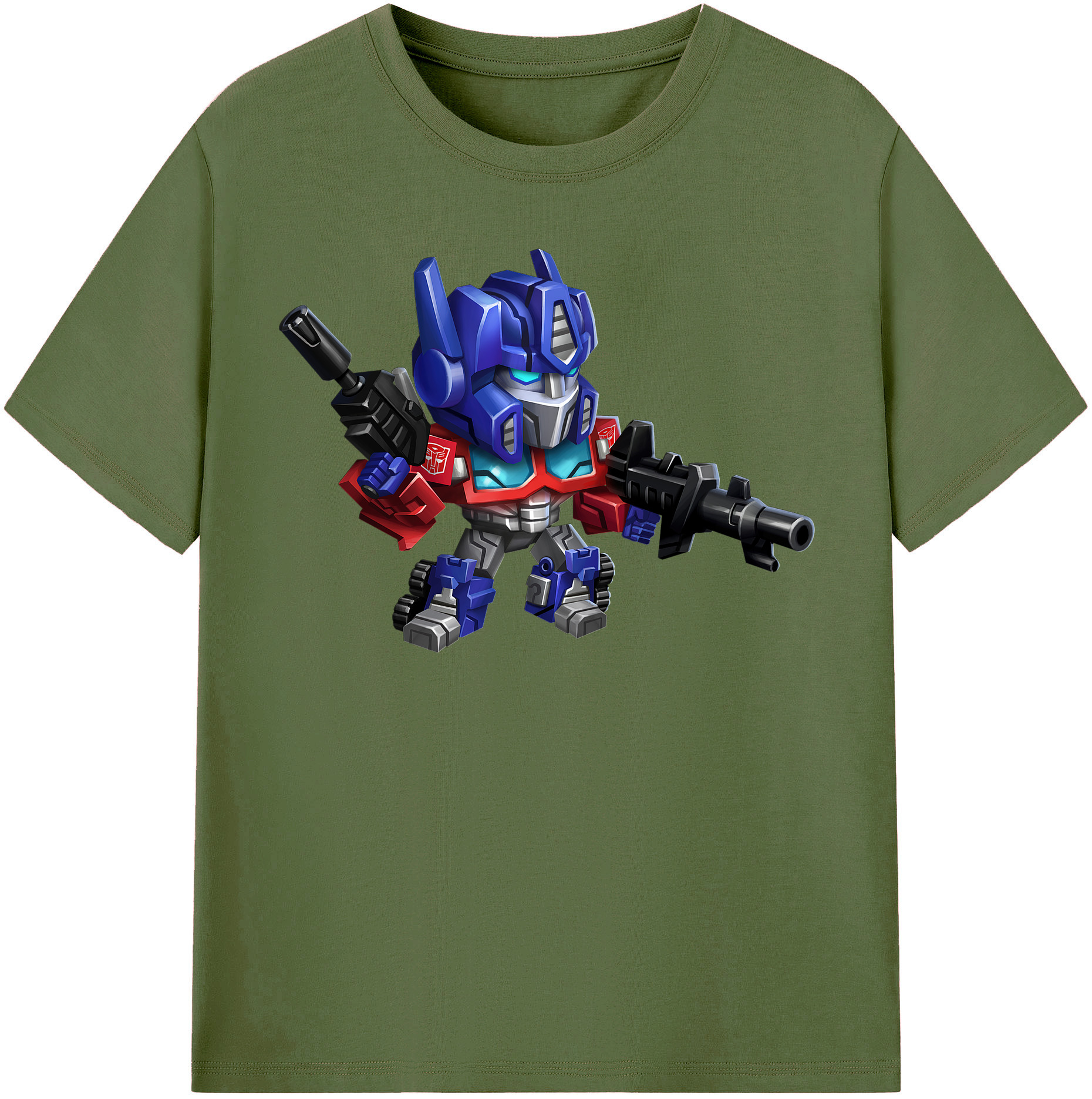 （画像用）  綿100％半袖Tシャツ（フロントプリント）